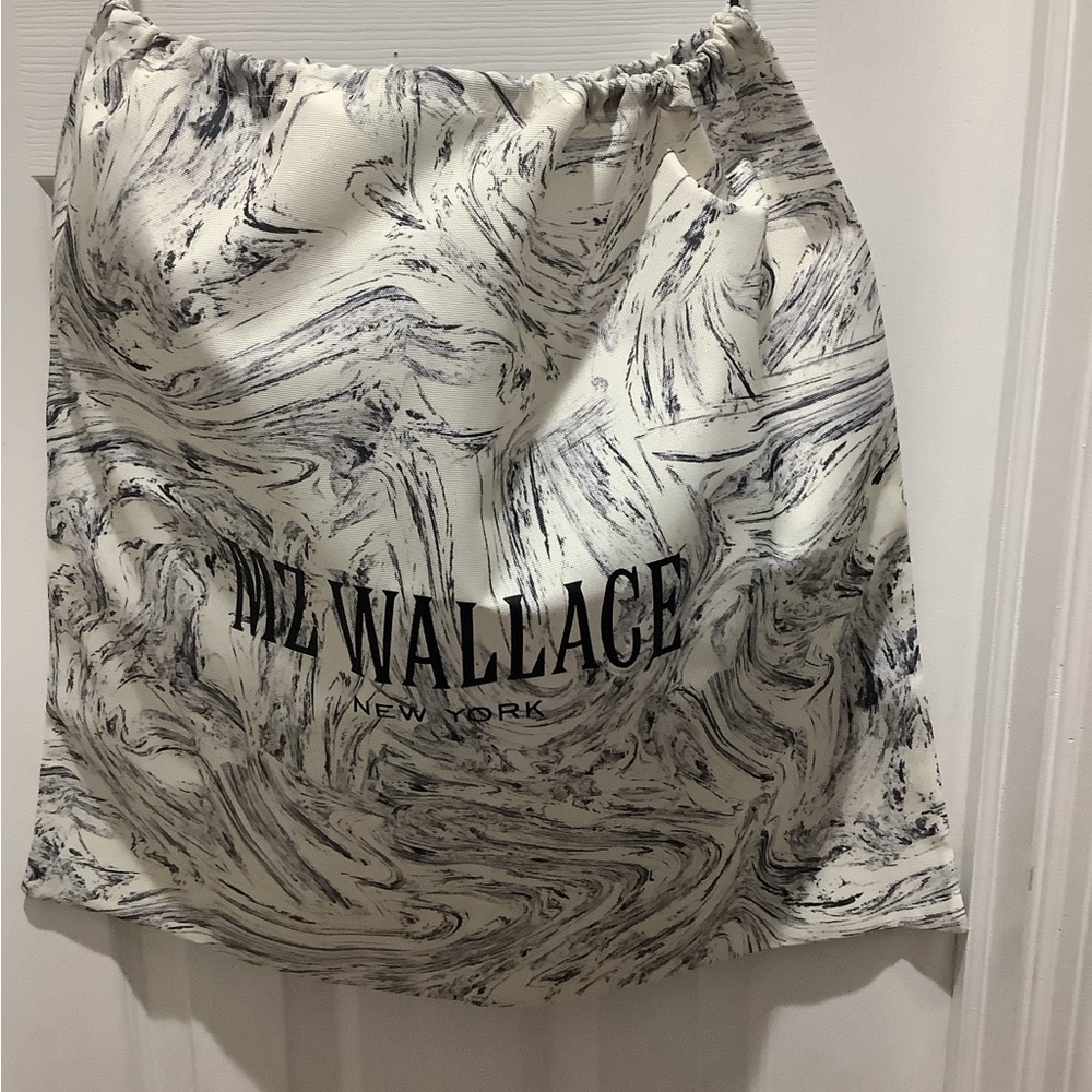 MZ Wallace New York Marble Swirl Large Dust Bag Drawstring Closure W22” x H20”